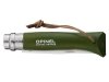 Nóż Opinel Colorama 08 Khaki 8,5 cm grab rzemień
